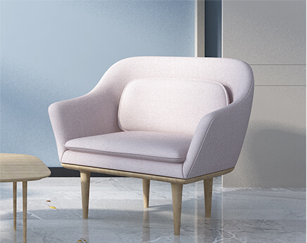 Bedroom double sofa three-seat sofa small and medium size sofa leisure offic